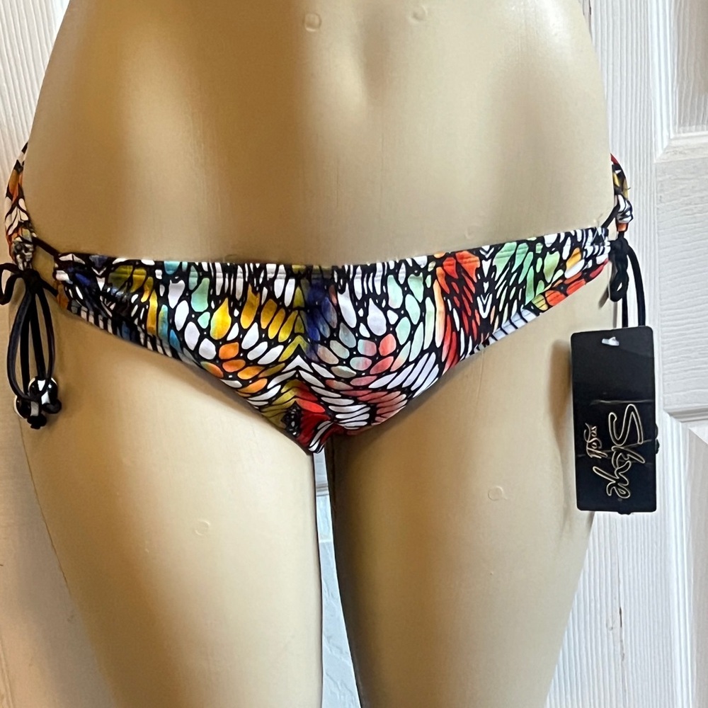 New Skye  Multi Colored Bikini Bottom Sz L